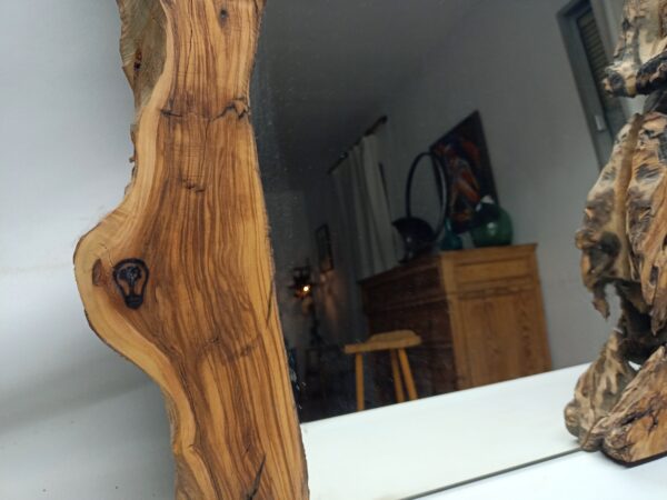 Espejo madera de olivo